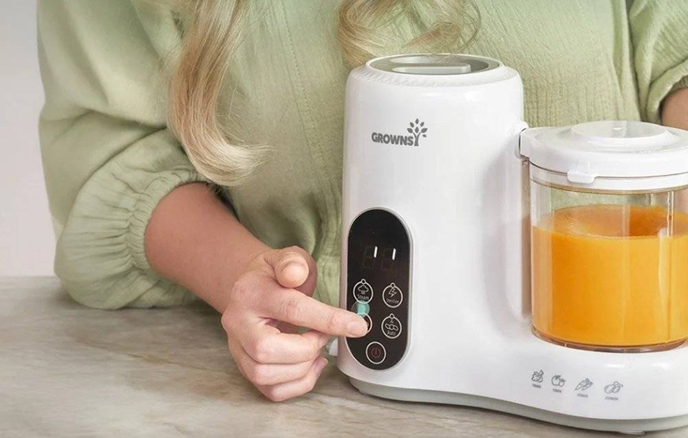 Robot pentru prepararea alimentelor pentru copii Grownsy, 5800E (Produs nou fara urme de utilizare, ambalaj in stare buna)