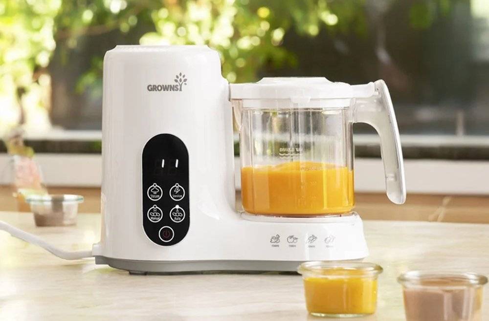 Robot pentru prepararea alimentelor pentru copii Grownsy, 5800E (Produs nou fara urme de utilizare, ambalaj in stare buna)