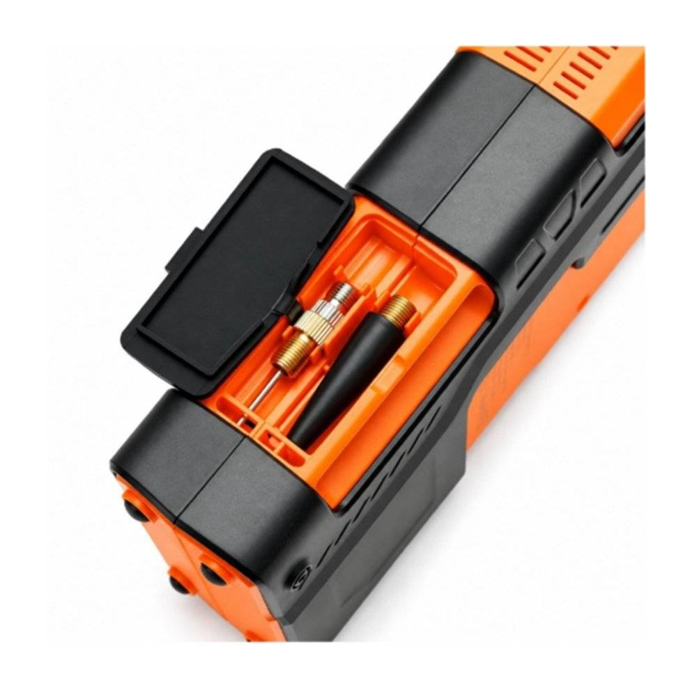 Robot pornire auto cu compresor aer digital 150 PSI 12V 120W, baterie 8000 mAh, Power Bank lanterna