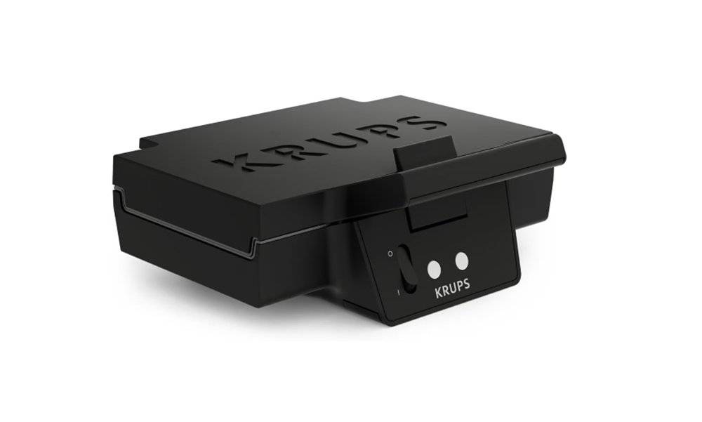 Sandwich maker Krups FDK462, 850 W, 2 sandwich-uri, Negru (Produs fara urme de utilizare, ambalaj in stare buna)