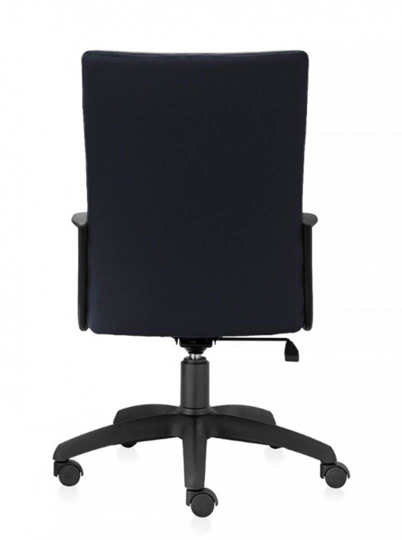 Scaun de birou ergonomic cu spatar si sezut cu marimi generoase, negru OMC