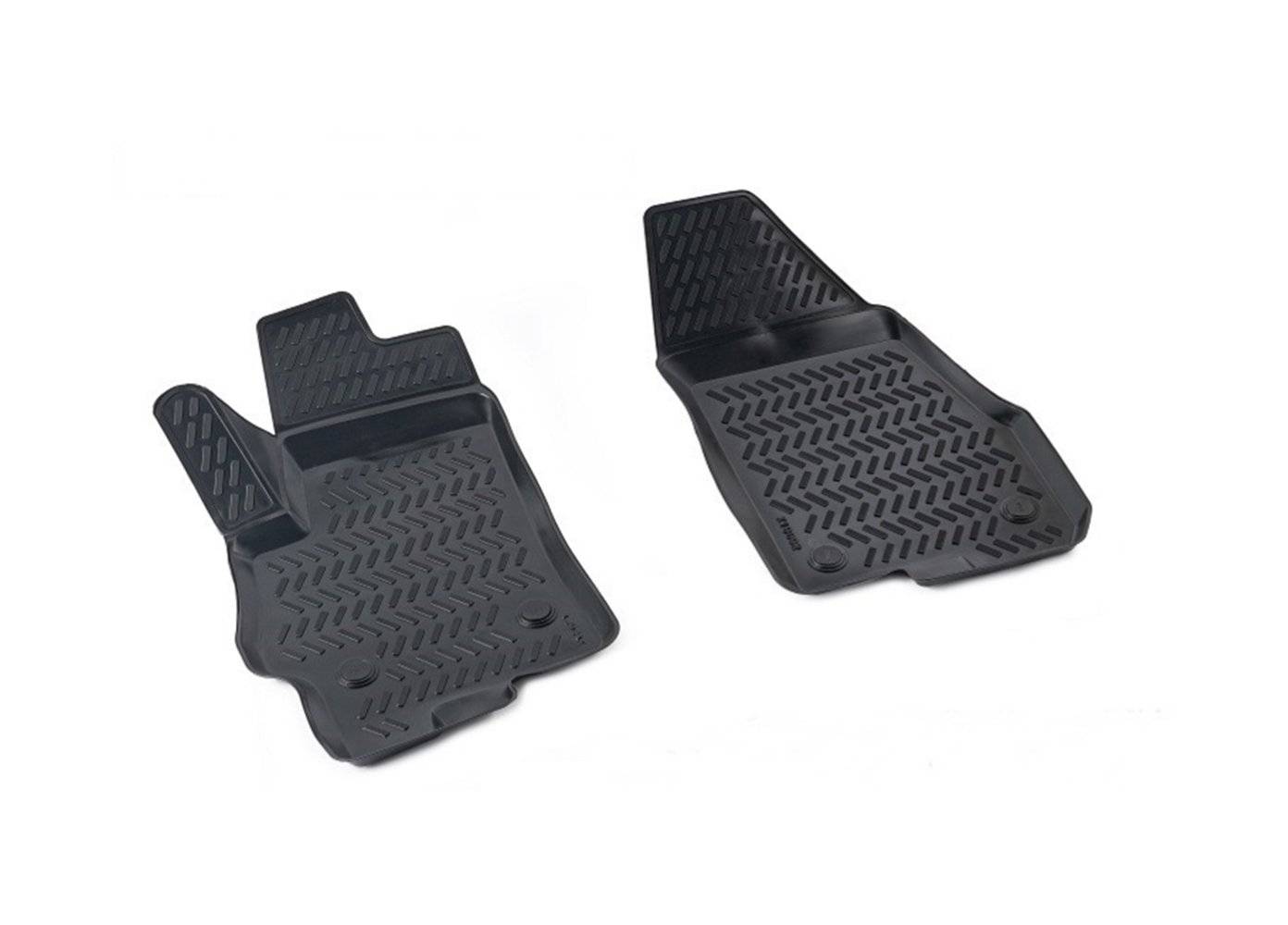 Set 2 covorase cauciuc compatibile Fiat Doblo 2 pentru fata 2010->