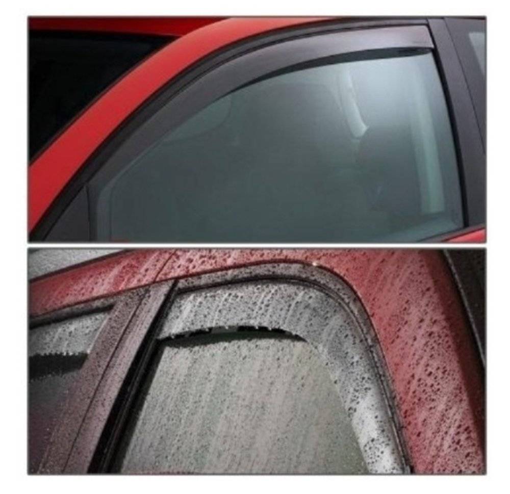 Set 4 paravanturi fata-spate, fumurii compatibile Renault Megane IV 2016 hatchback