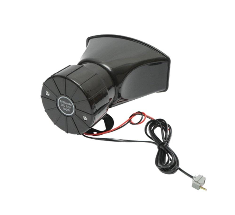Sirena avertizare sonora auto 7 moduri 12V 100W cu microfon