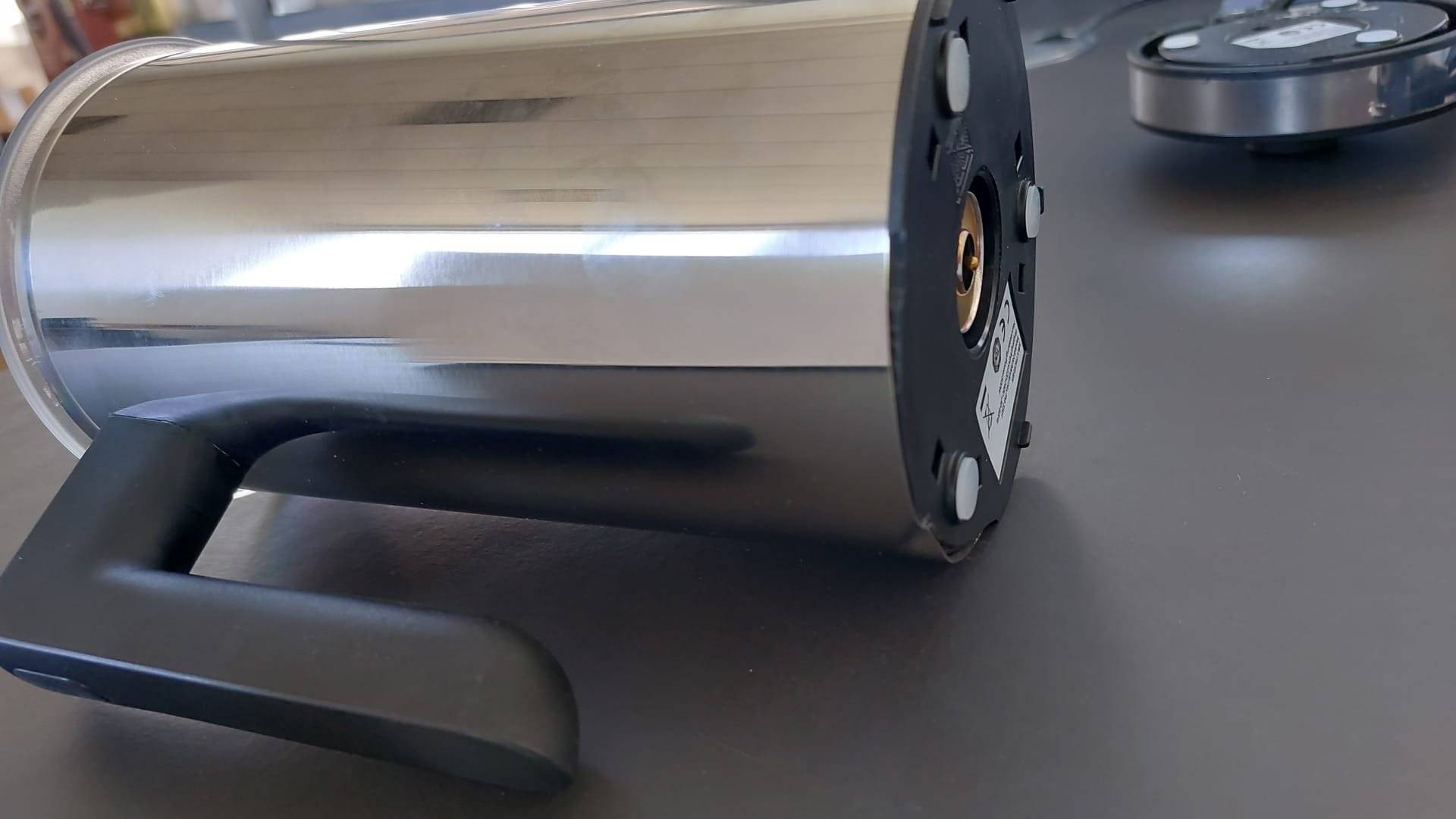 Spumator electric pentru lapte, 4 programe, inox, incalzire si spumare la cald/rece, oprire automata(Produs resigilat, nou, dar indoit -vezi poze)