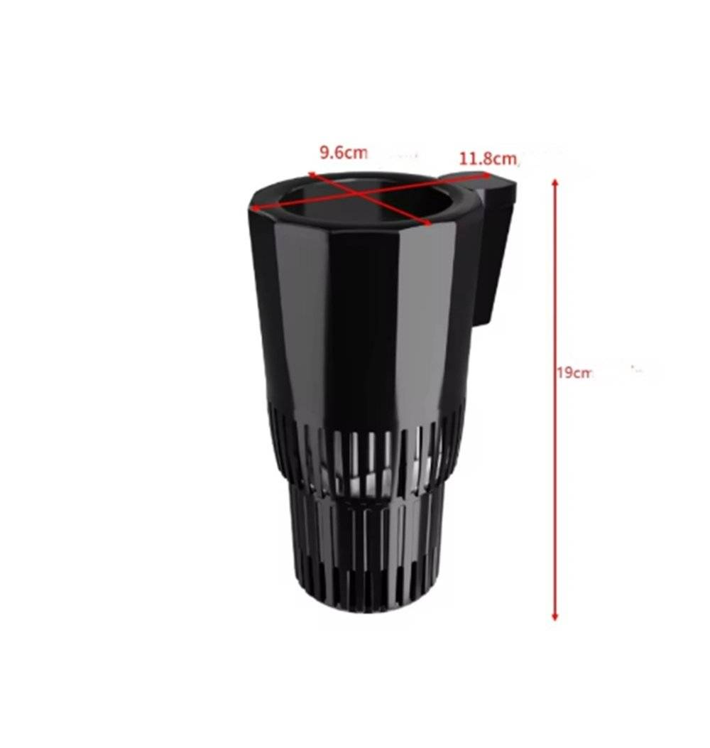 Suport auto inteligent pahare 2in1 racire incalzire LED, touch bricheta 12V