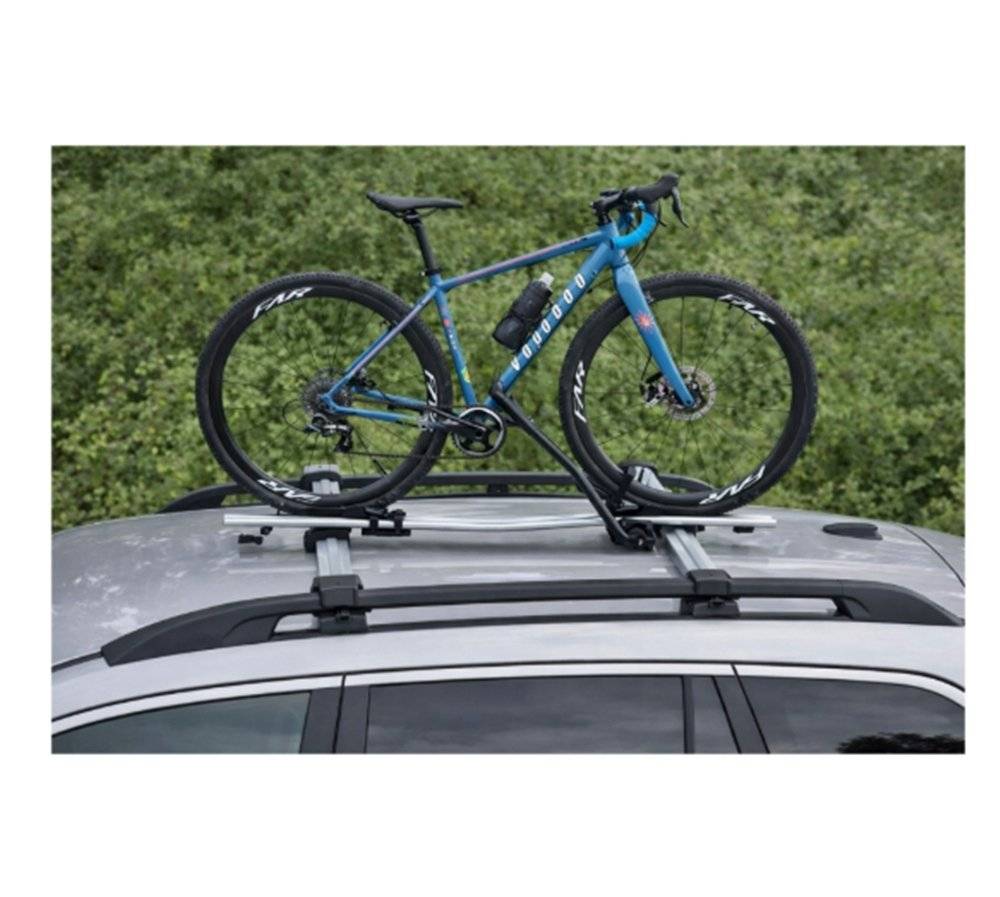 Suport bicicleta auto cu prindere pe bare transversale pentru plafon