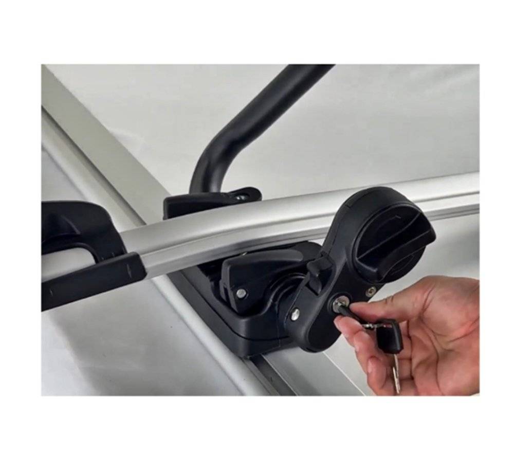 Suport bicicleta auto cu prindere pe bare transversale pentru plafon