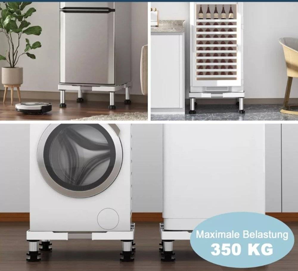 Suport reglabil DEWEL JS-DJ-057-FG-15CM pentru mașină de spălat și uscător – Oțel inoxidabil, 250 kg (Produs nou fara urme de utilizare, ambalaj in stare buna)