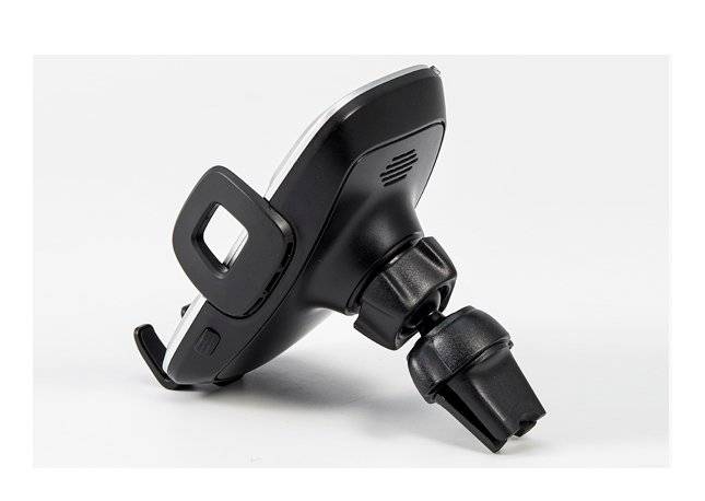 Suport telefon auto smart cu incarcare wireless fast charge si fixare in grila de ventilatie OMC