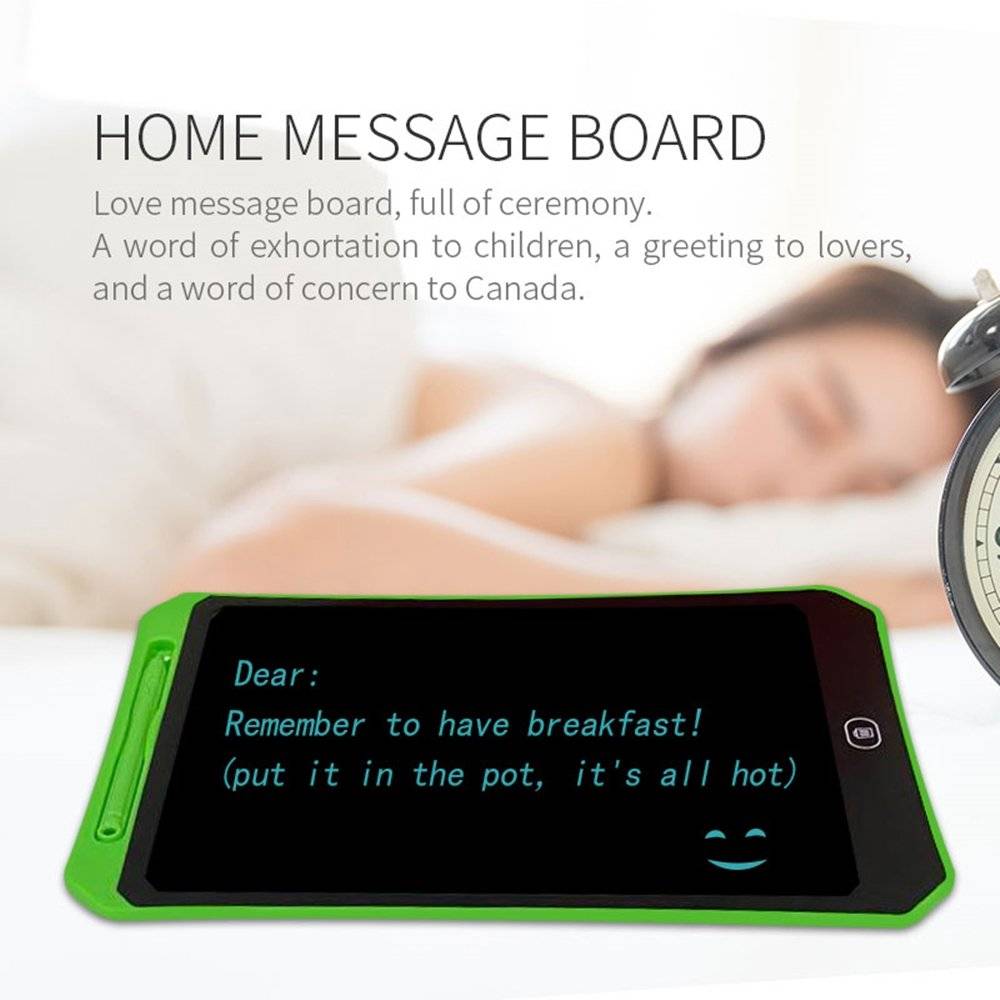 Tableta digitala 12 inch cu pix, pentru scris si colorat cu ecran LCD, baterie inclusa, rosu BMG