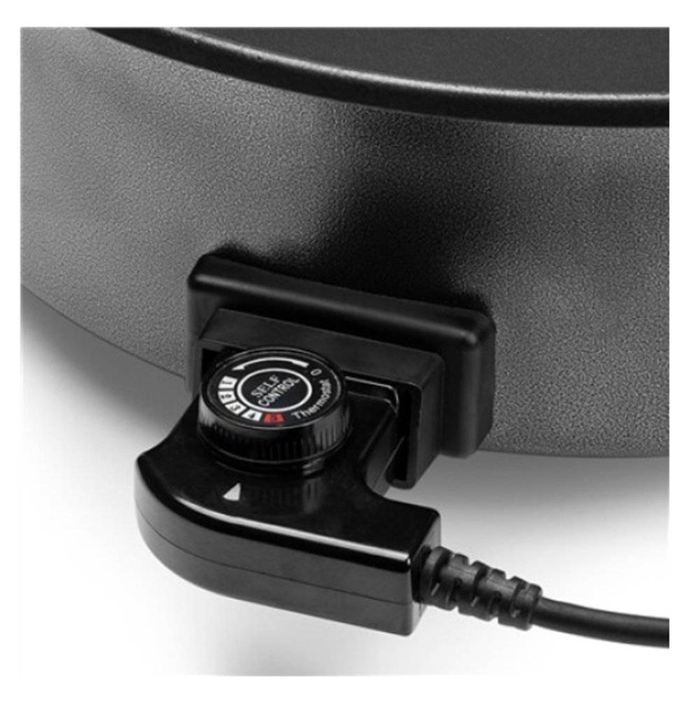 Tigaie grill multifunctionala Tristar PZ-9135, 30cm, 1500W, cu capac, negru (Produs nou fara urme de utilizare, ambalaj in stare buna)
