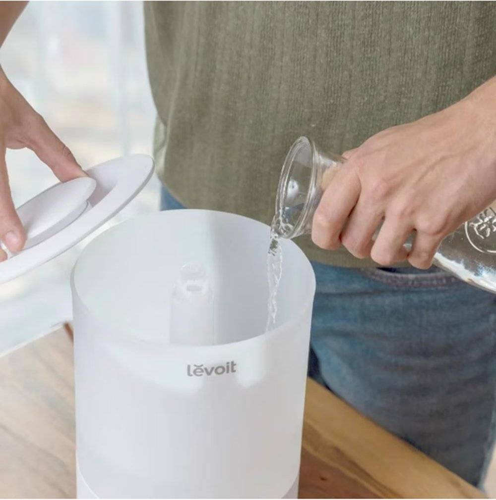 Umidificator de aer LEVOIT Dual 150 LUH-D302-WEU, 3 L, 25 W, până la 25 ore autonomie, Alb (Produs resigilat, cu usoare urme de utilizare)