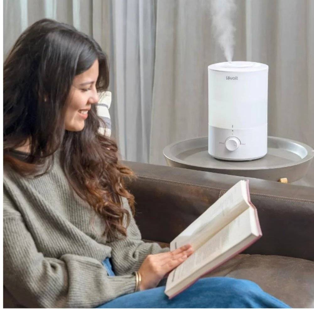 Umidificator de aer LEVOIT Dual 150 LUH-D302-WEU, 3 L, 25 W, până la 25 ore autonomie, Alb (Produs resigilat, cu usoare urme de utilizare)