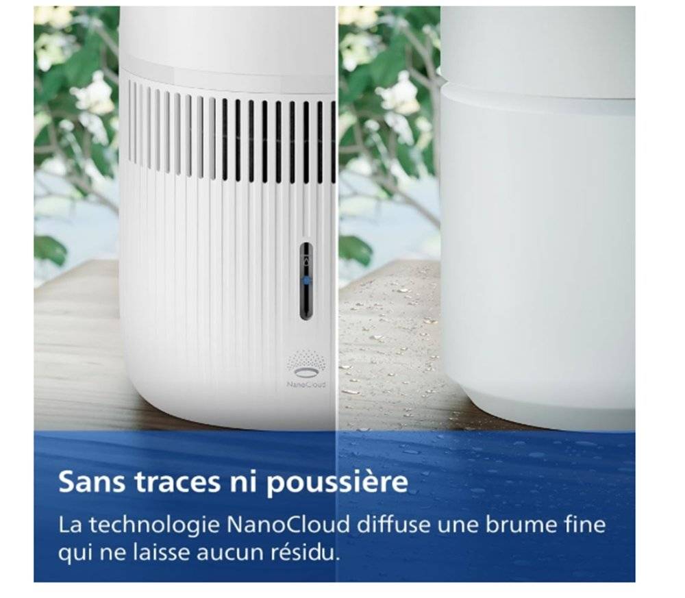Umidificator de aer Philips Seria 4000, 3.5 L, 275 ml/h, senzor de umiditate, funcționare silențioasă, alb (Produs in stare buna fara urme de utilizare, ambalaj in stare buna)