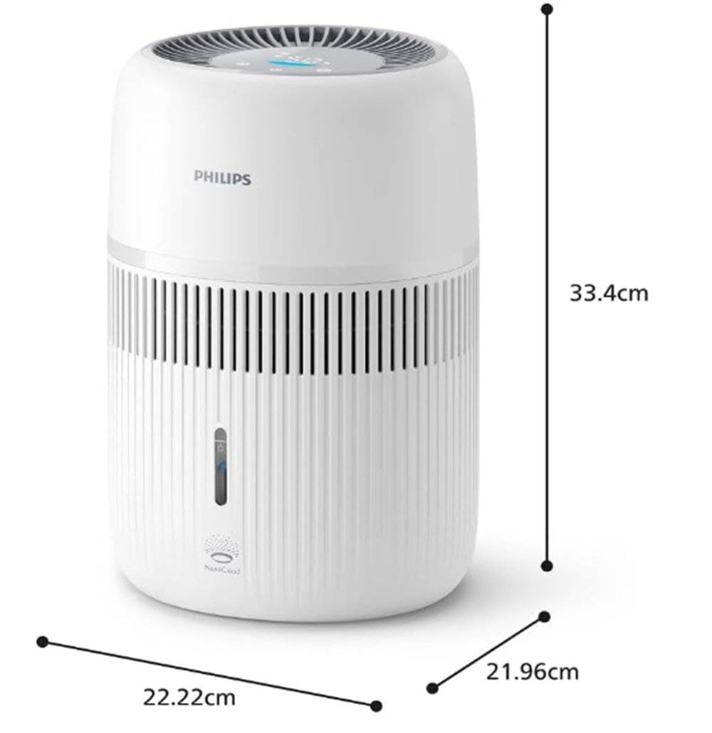Umidificator de aer Philips Seria 4000, 3.5 L, 275 ml/h, senzor de umiditate, funcționare silențioasă, alb (Produs in stare buna fara urme de utilizare, ambalaj in stare buna)