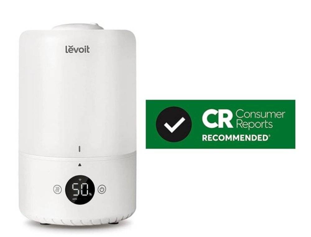 Umidificator inteligent Levoit Dual 200S 3L 19dB senzor umiditate alb (Produs fara urme de utilizare, ambalaj in stare buna)