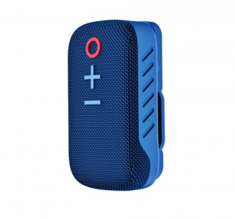 Boxa portabila Akai ABTSW-S10, compacta, Hands Free, IPX5, Albastra