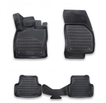 Covoare cauciuc stil tavita Seat Leon 3 2012-2020