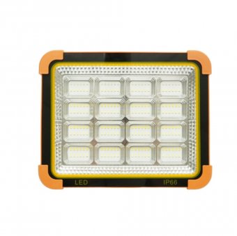 Proiector LED portabil 500W solar 3W baterie,12000mAh 6 moduri USB Power Bank IP66