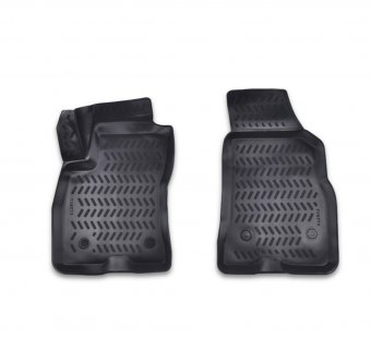 Set 2 covorase cauciuc compatibile Fiat Doblo 2 pentru fata 2010->