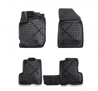 Set 4 covoare cauciuc stil tavita Dacia Duster II Ph2 2021->