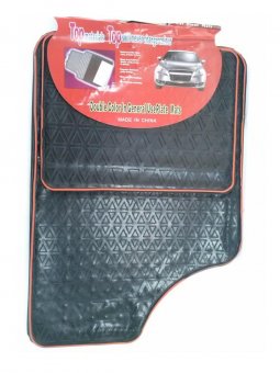 Set 4 covorase OMC universale cu dunga rosie