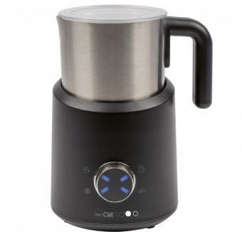 Spumator de lapte Clatronic MS 3812, 500 W, recipient inox 740 ml, 4 programe, Negru/Inox (Produs resigilat fără urme de utilizare)