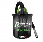 Aspirator pentru cenusa Ribimex Cenerill, putere 1000 W, furtun 1.1 m, filtru HEPA, aspirare cenusa rece (Produs nou fara urme de utilizare, ambalaj in stare buna)
