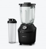 Blender Philips Seria 3000 HR2291/41 ProBlend Crush Tech, 600 W, Vas din sticlă 2 L, Negru (Produs in stare buna fara urme de utilizare, ambalaj in stare buna)