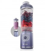 Blender portabil Ninja Blast Max E491421 , 570 ml, 3 functii, Mov (Produs resigilat, recipient cu spartura - vezi poze)