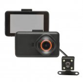 Camera video OMC auto duala fata/spate FHD cu display 3 inch