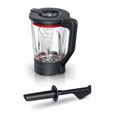 Cana completa blender ThermoSafe 1,5 L din sticla pentru robot de bucatarie Bosch Series 6, Transparent (Produs resigilat, cu urme de utilizare, maner usor spart - vezi poze)