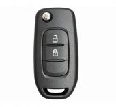 Carcasa telecomanda briceag neagra 3 butoane 2 lamele Dacia Logan MCV Sandero Duster