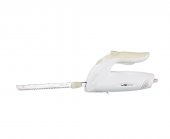 Cuțit electric Clatronic EM 3062, 150 W, lame duble din inox, buton de siguranță, alb (Produs resigilat, fără urme de utilizare)