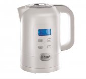 Fierbător de apă Russell Hobbs Precision Control 21150-70, 2200 W, 1.7 L, Display LCD, Temperatură reglabilă 60-100°C, Alb (Produs resigilat, fără urme de utilizare)