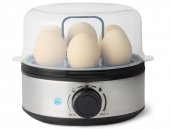 Fierbător electric de ouă Amazon Basics B0DTYXB7L4, capacitate 7 ouă, oprire automată, Negru (Produs resigilat cu urme de utilizare)