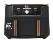 Friteuza cu aer cald Ninja Foodi MAX AF400EUCP, 9.5L, 2470W, CupruNegru (Produs resigilat, cu urme de utilizare, putin indoit si spart-vezi poze)