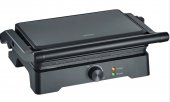 Grill electric de contact Severin KG 2391 XL Multigrill, 1800 W, Functie grill de masa, Negru (Produs resigilat, in stare buna, cu usoare urme de utilizare, ambalaj in stare buna)