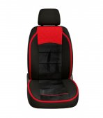 Huse Premium 1+1 pentru scaune fata,Negru + Rosu (XYJ-102D)