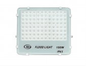 Lampa LED tip proiector iluminat stradal plat alb 100W temperatura culoare 6500K, protectie IP67