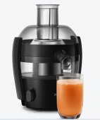 Storcător de Fructe Philips Viva Collection HR1832/00, 500W, Recipient Pulpă 1L, Compact, Negru (Produs resigilat, usoare urme de utilizare)